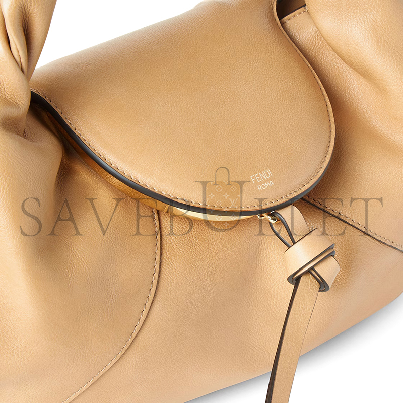 FENDI SPY SMALL BEIGE LEATHER BAG 8BR838AYCTF1I73 (32*18*12cm)